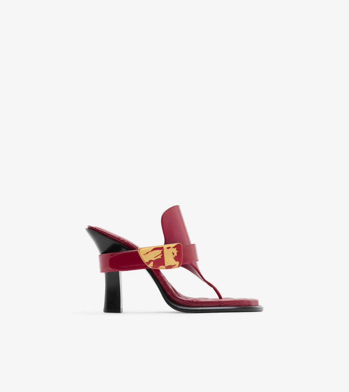 W HEELED SANDAL Écarlate