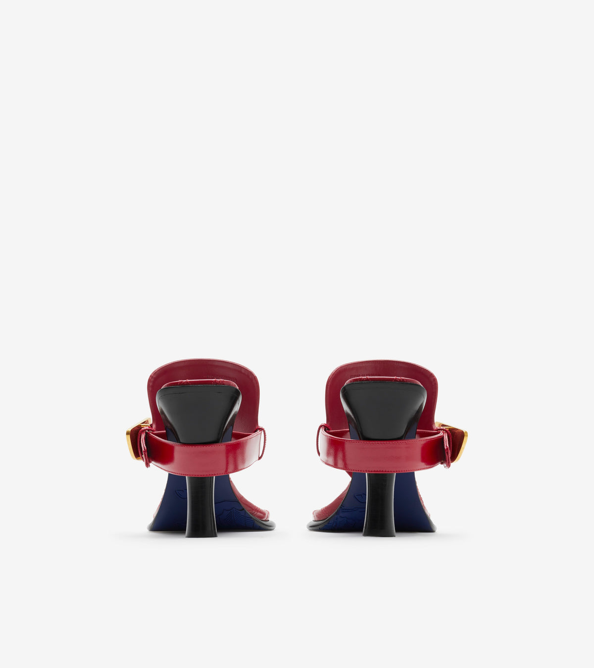 W HEELED SANDAL Écarlate