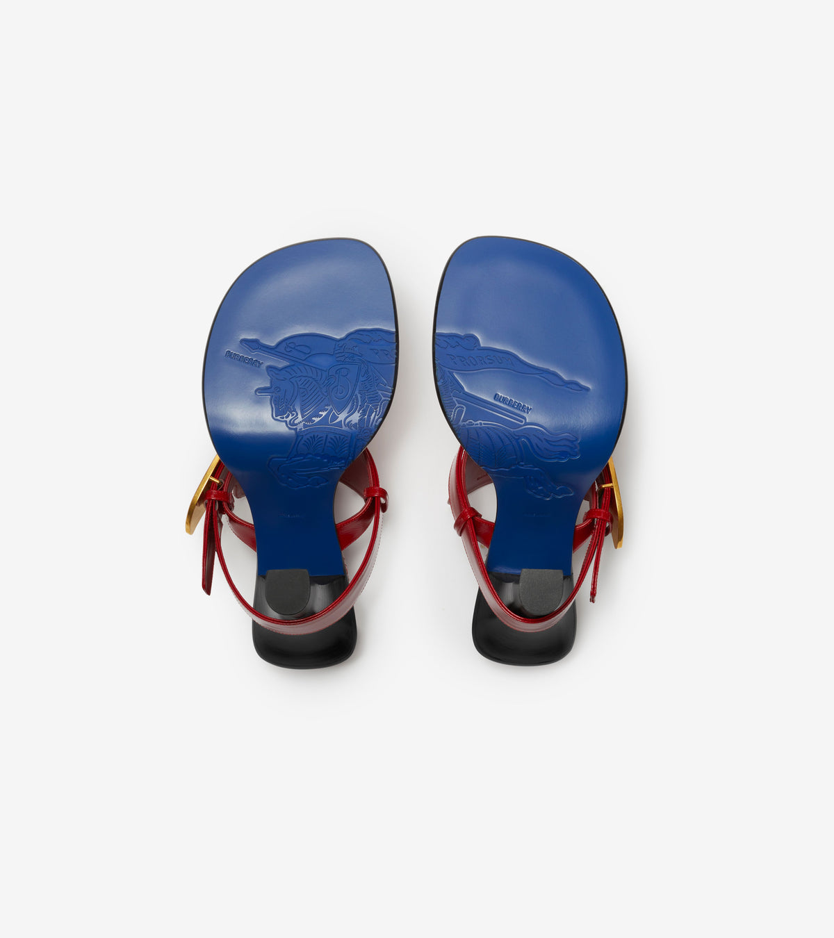 W HEELED SANDAL Écarlate