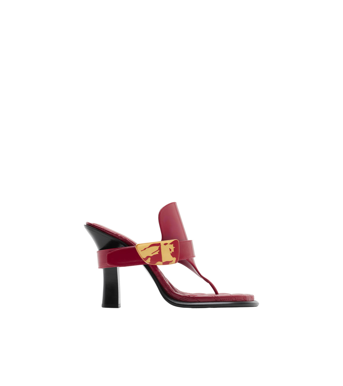 W HEELED SANDAL Écarlate