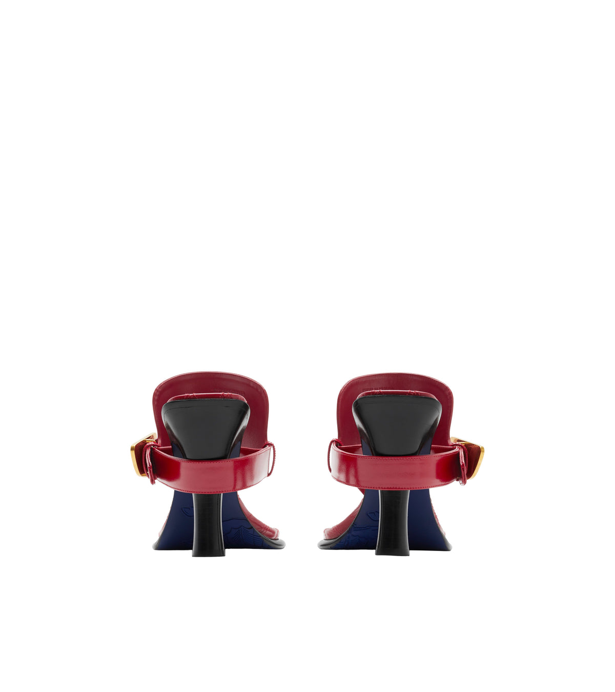 W HEELED SANDAL Écarlate