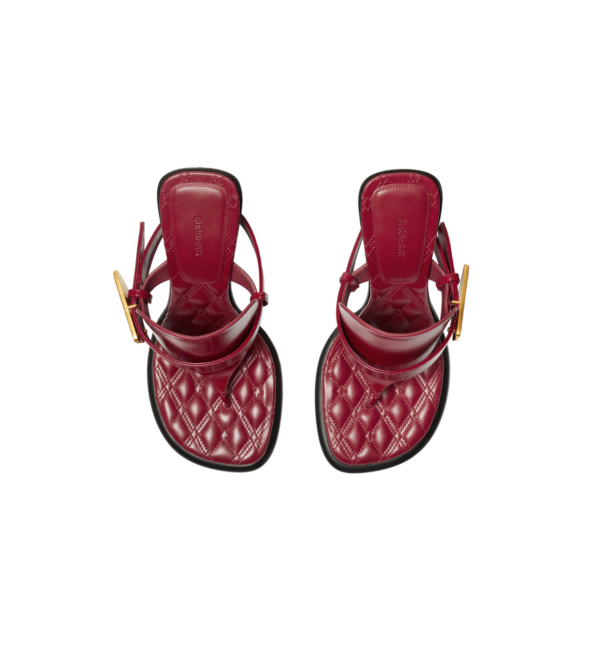 W HEELED SANDAL Écarlate