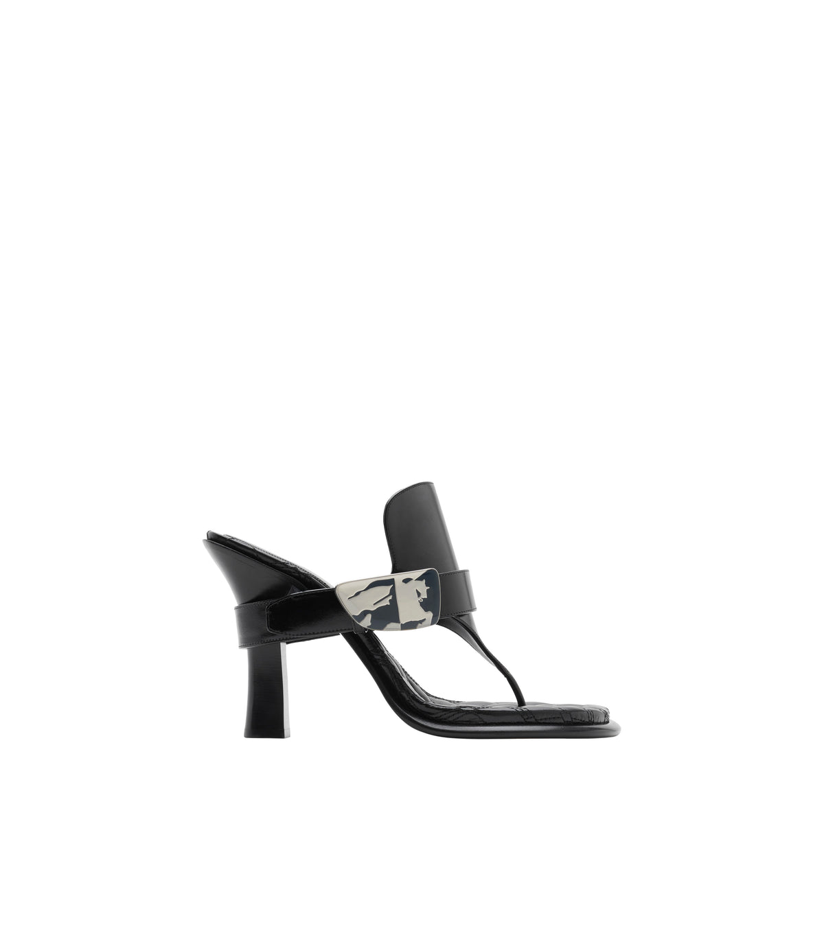 W HEELED SANDAL NOIR