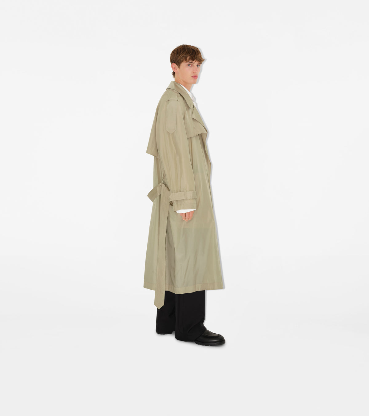 M D BREASTED COAT BEIGE
