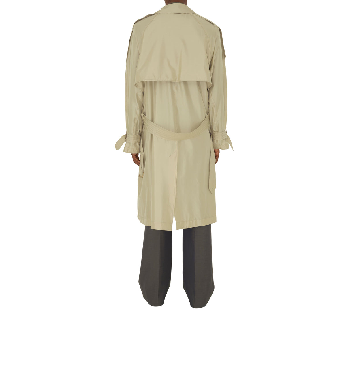 M D BREASTED COAT BEIGE