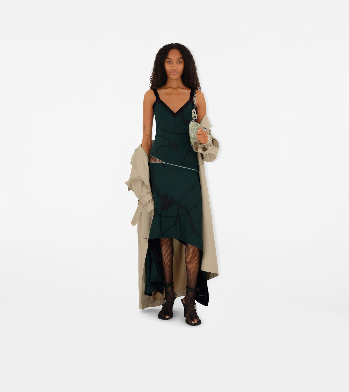 W D BREASTED COAT Millet