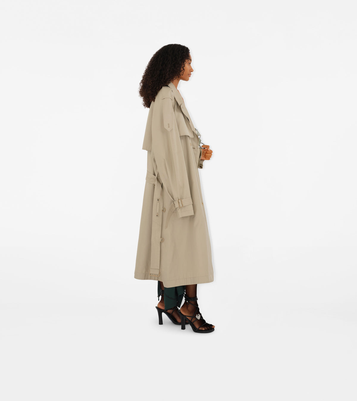 W D BREASTED COAT Millet