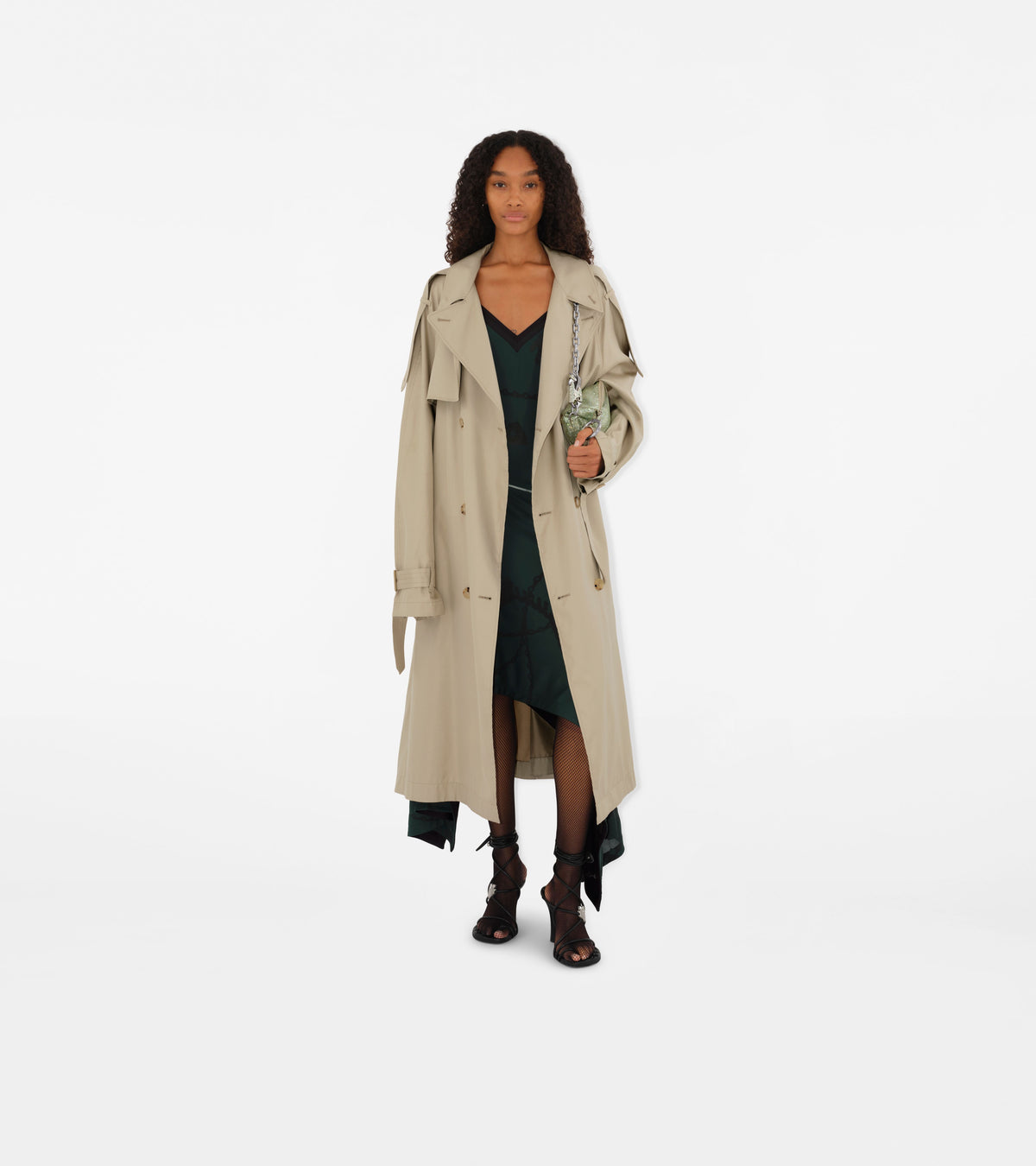 W D BREASTED COAT Millet