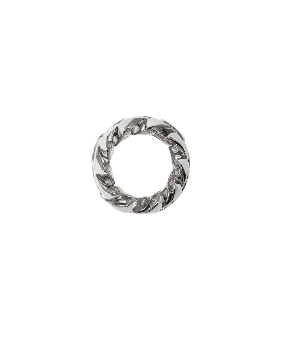 W RING ARGENT
