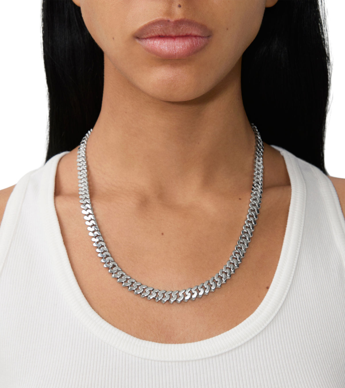 W NECKLACE ARGENT
