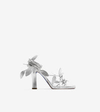 W HEELED SANDAL ARGENT