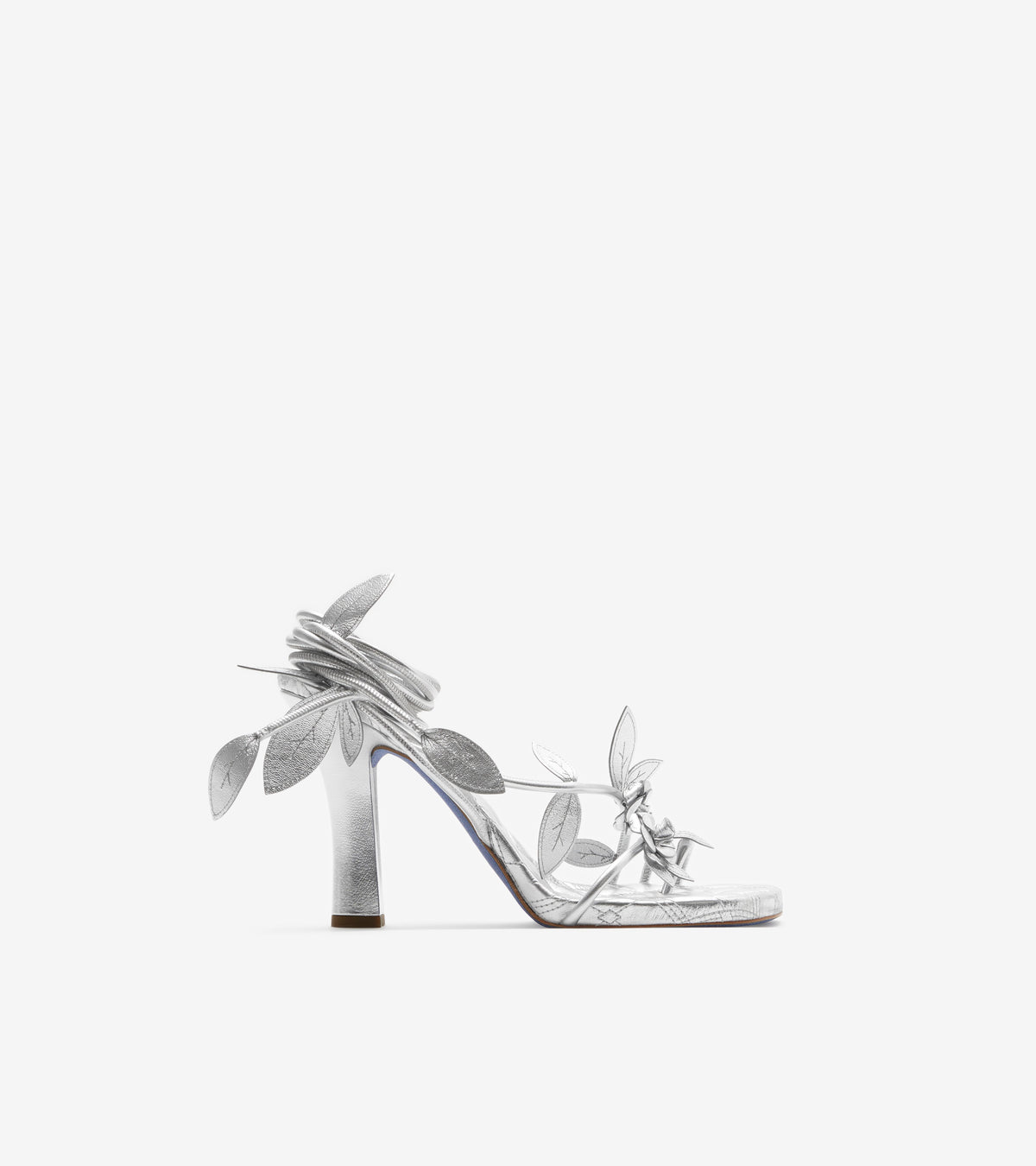 W HEELED SANDAL ARGENT