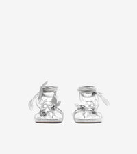 W HEELED SANDAL ARGENT