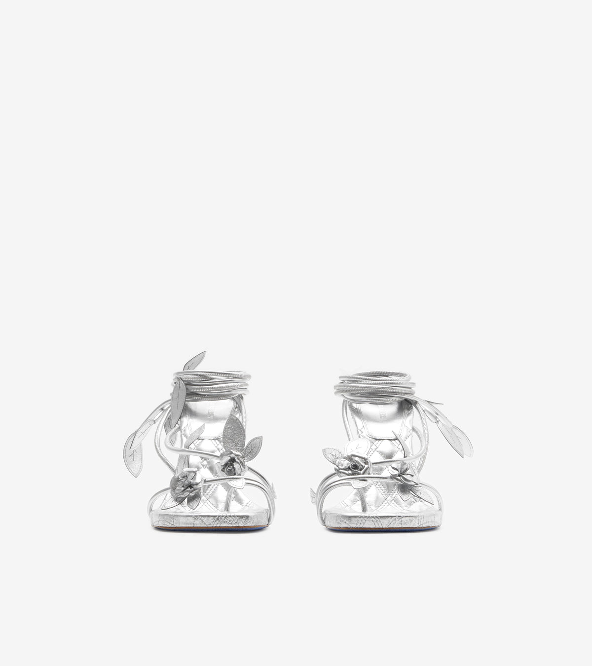 W HEELED SANDAL ARGENT