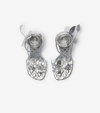 W HEELED SANDAL ARGENT