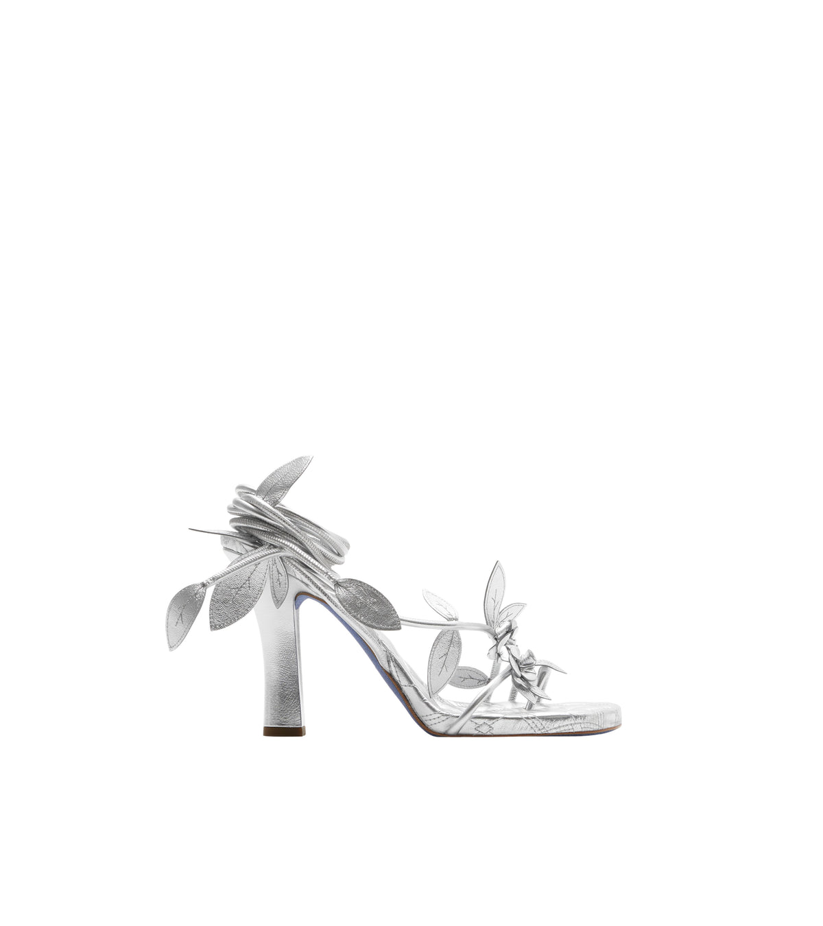 W HEELED SANDAL ARGENT
