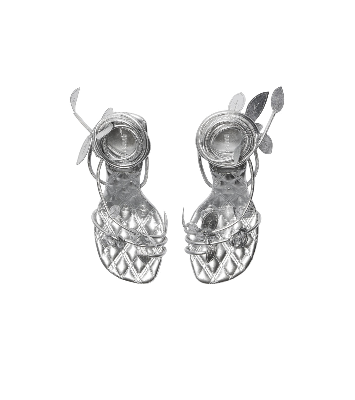 W HEELED SANDAL ARGENT