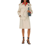W D BREASTED COAT GRAIN