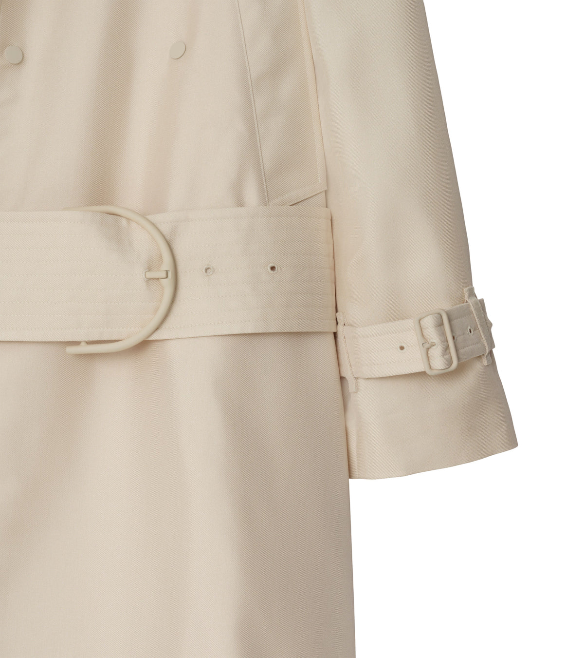 W D BREASTED COAT GRAIN