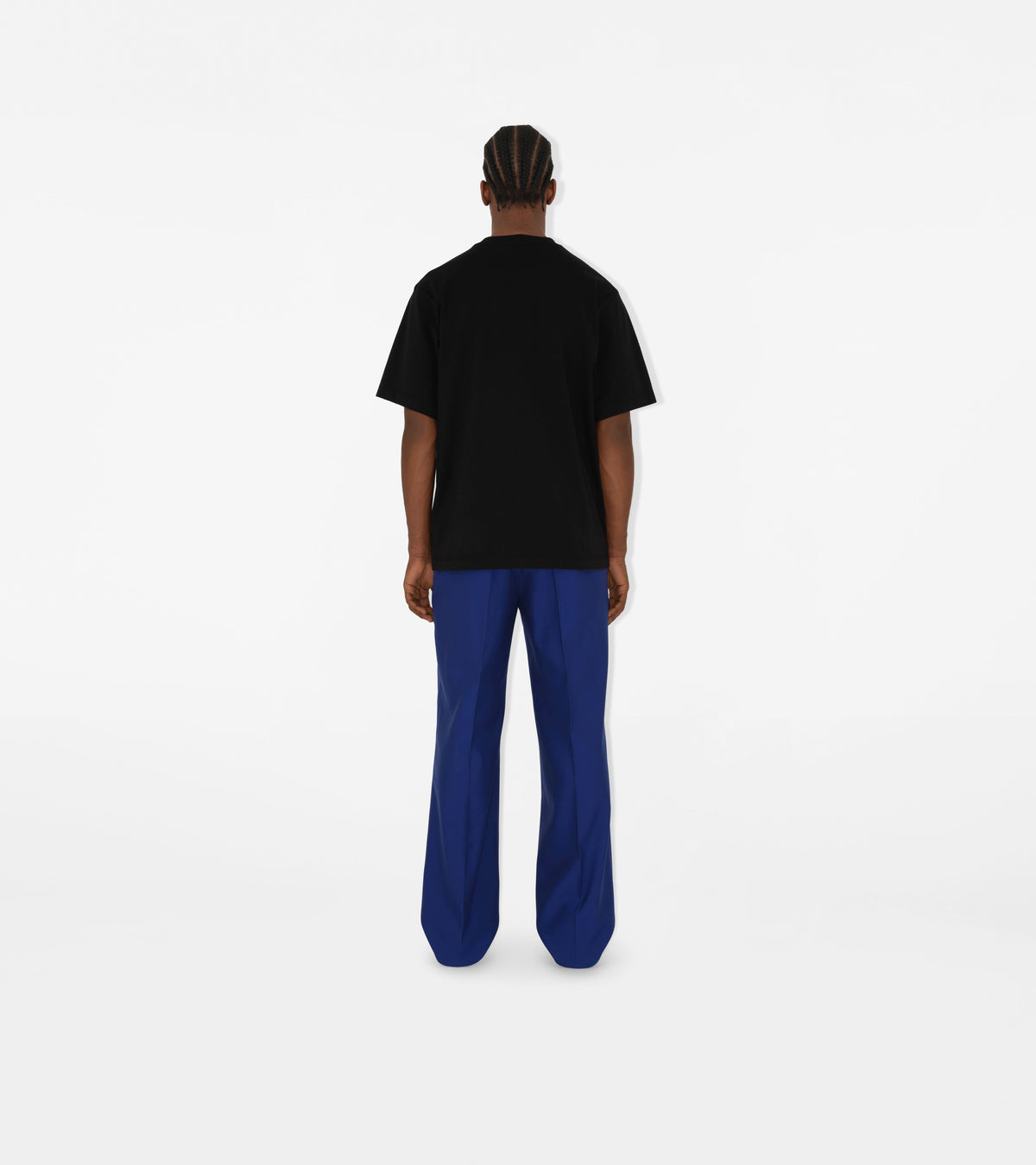 M TAILORED TROUSERS MARINE
