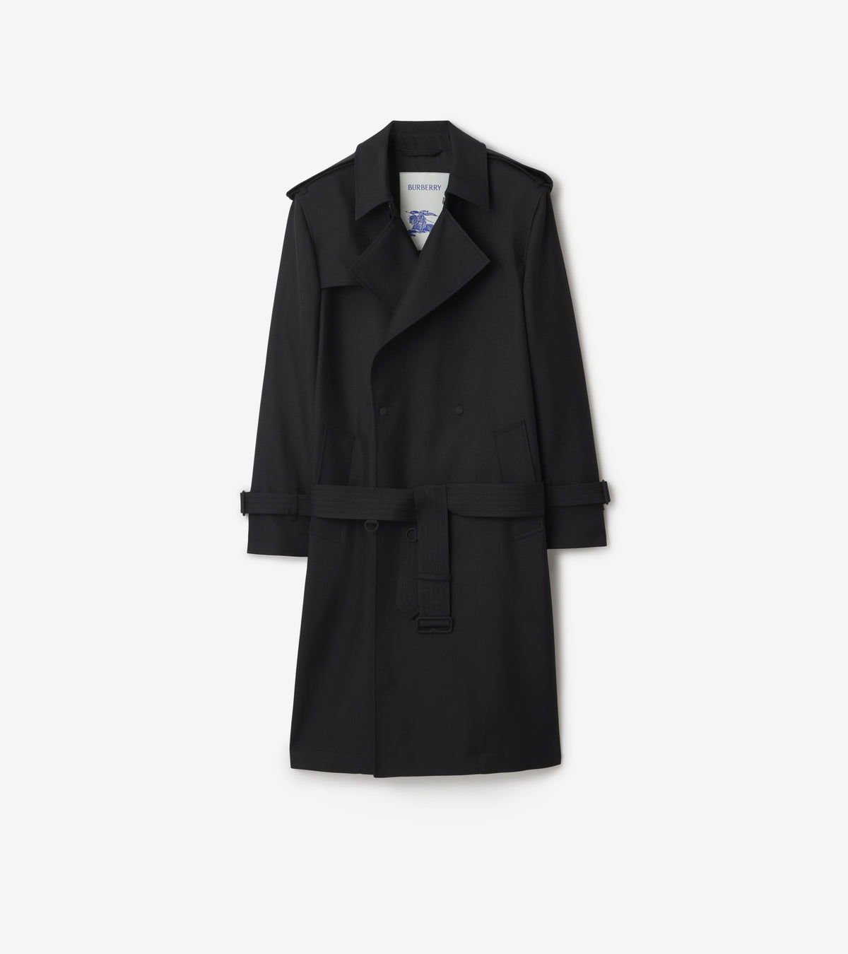 M D BREASTED COAT NOIR
