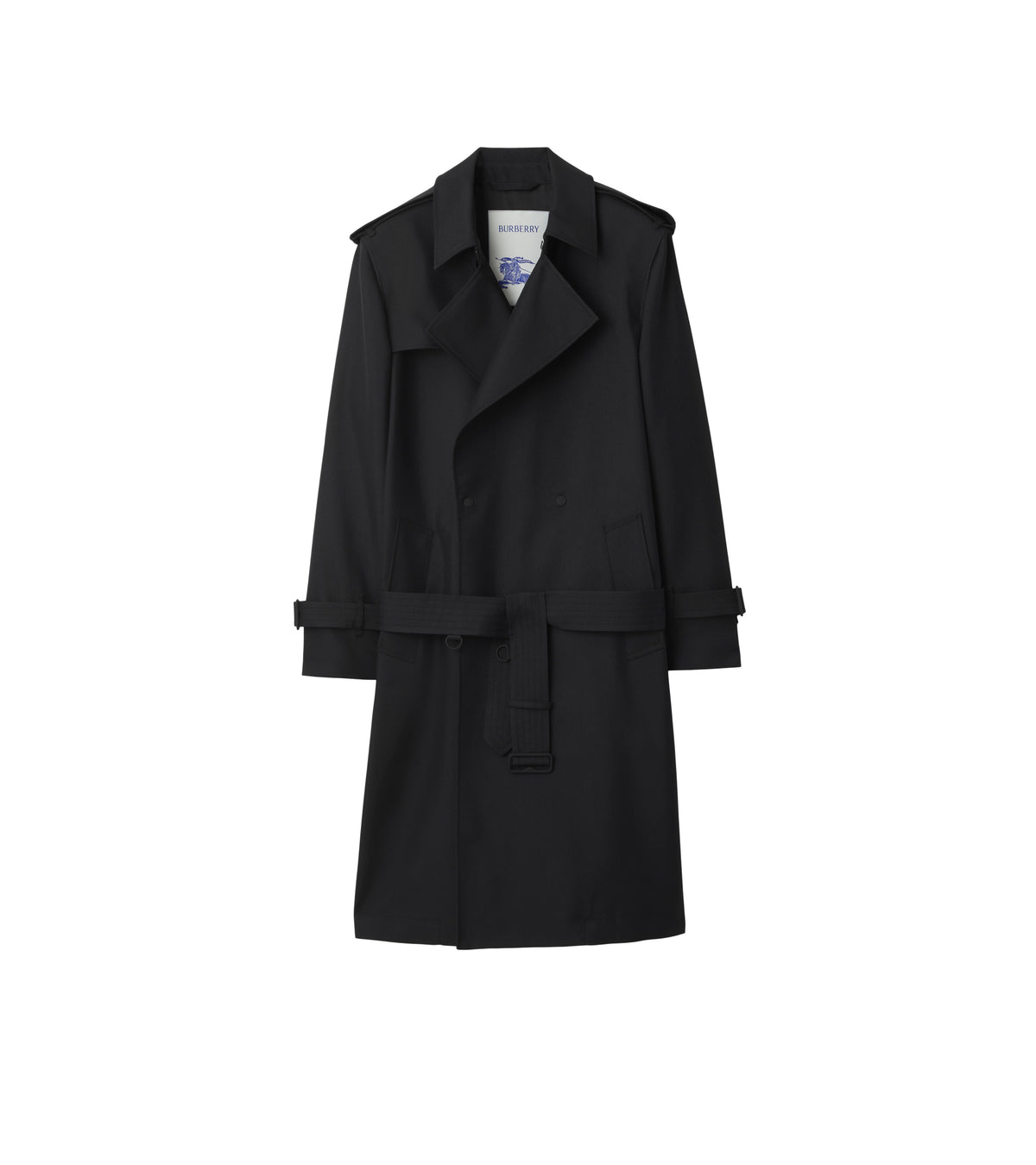 M D BREASTED COAT NOIR