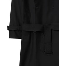 M D BREASTED COAT NOIR