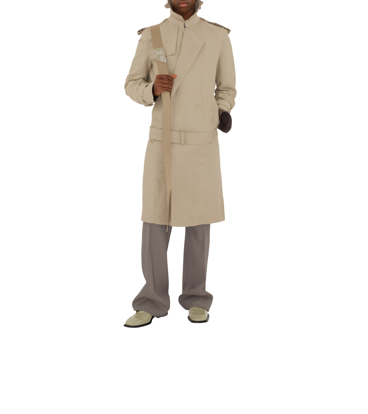 M D BREASTED COAT OAT
