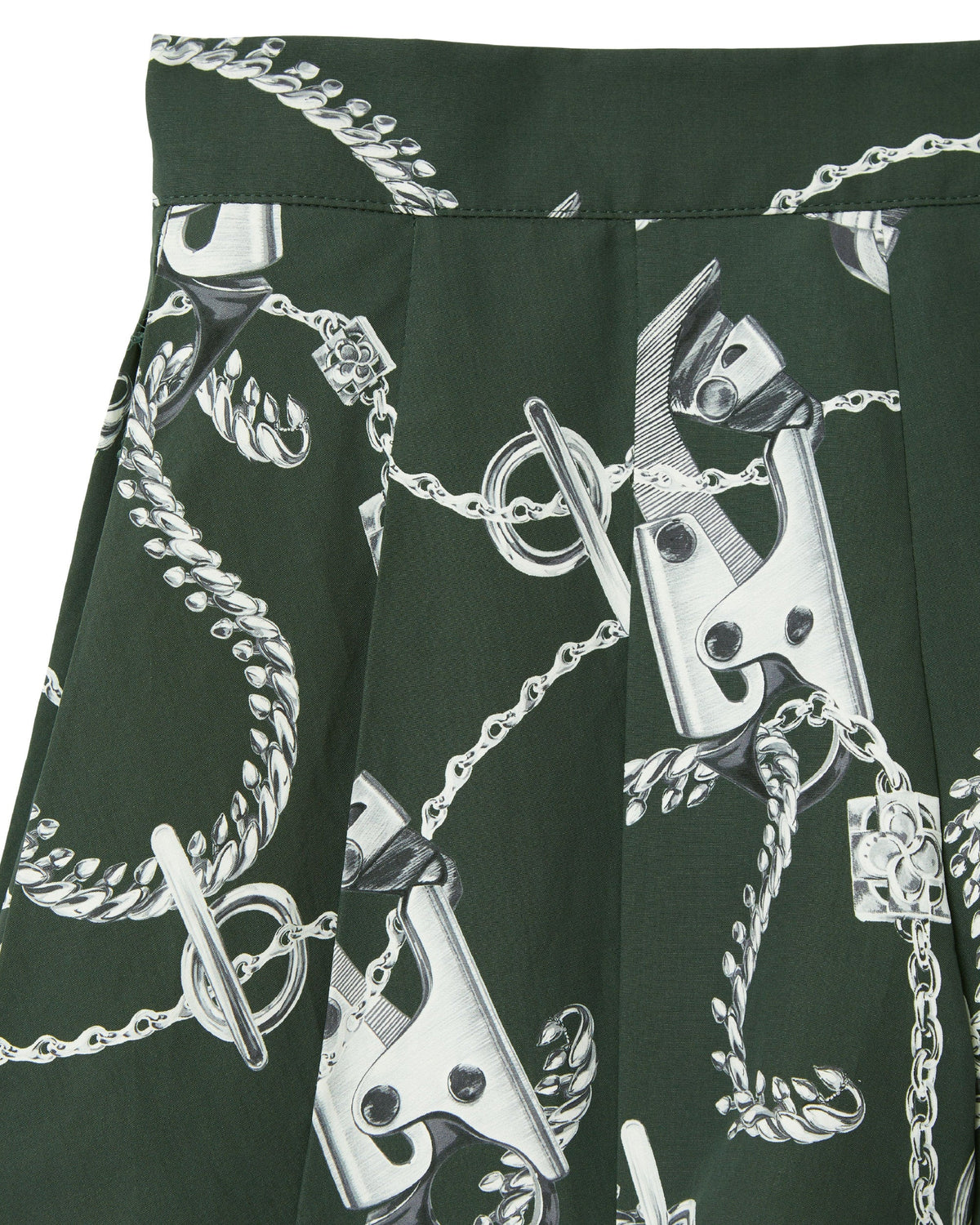 W SHORTS ARGENT / VERT