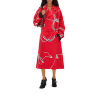 W D BREASTED COAT MOTIFS PILLAR IP