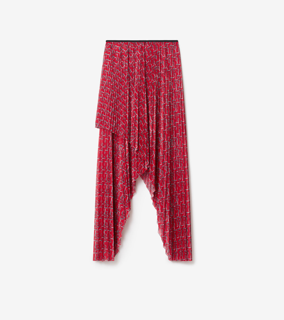 W SKIRTS EVENING SILVER/RED