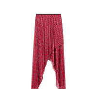W SKIRTS EVENING SILVER/RED