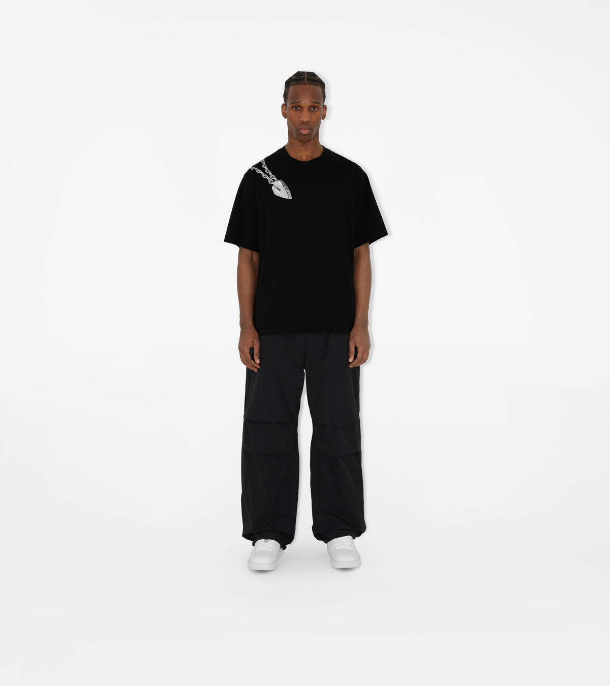 M JWEAR T SHIRT MOTIF IP NOIR