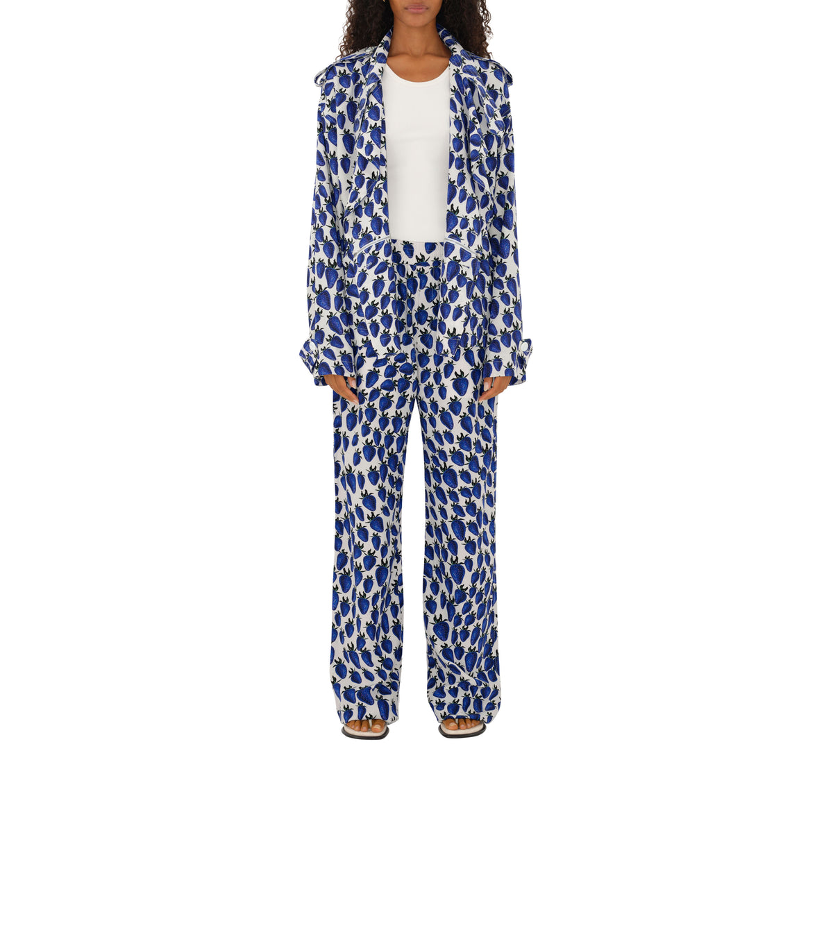 W  STRAIGHT TROUSERS KNIGHT IP PATTERN
