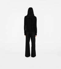 W KNIT CARDIGAN NOIR