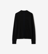 W KNIT CARDIGAN NOIR