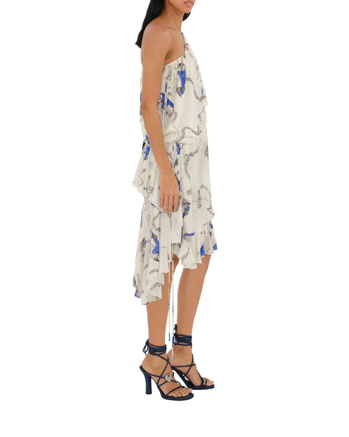 W DRESSES EVENING BLUE/WHITE
