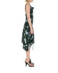 W DRESSES EVENING ARGENT / VERT
