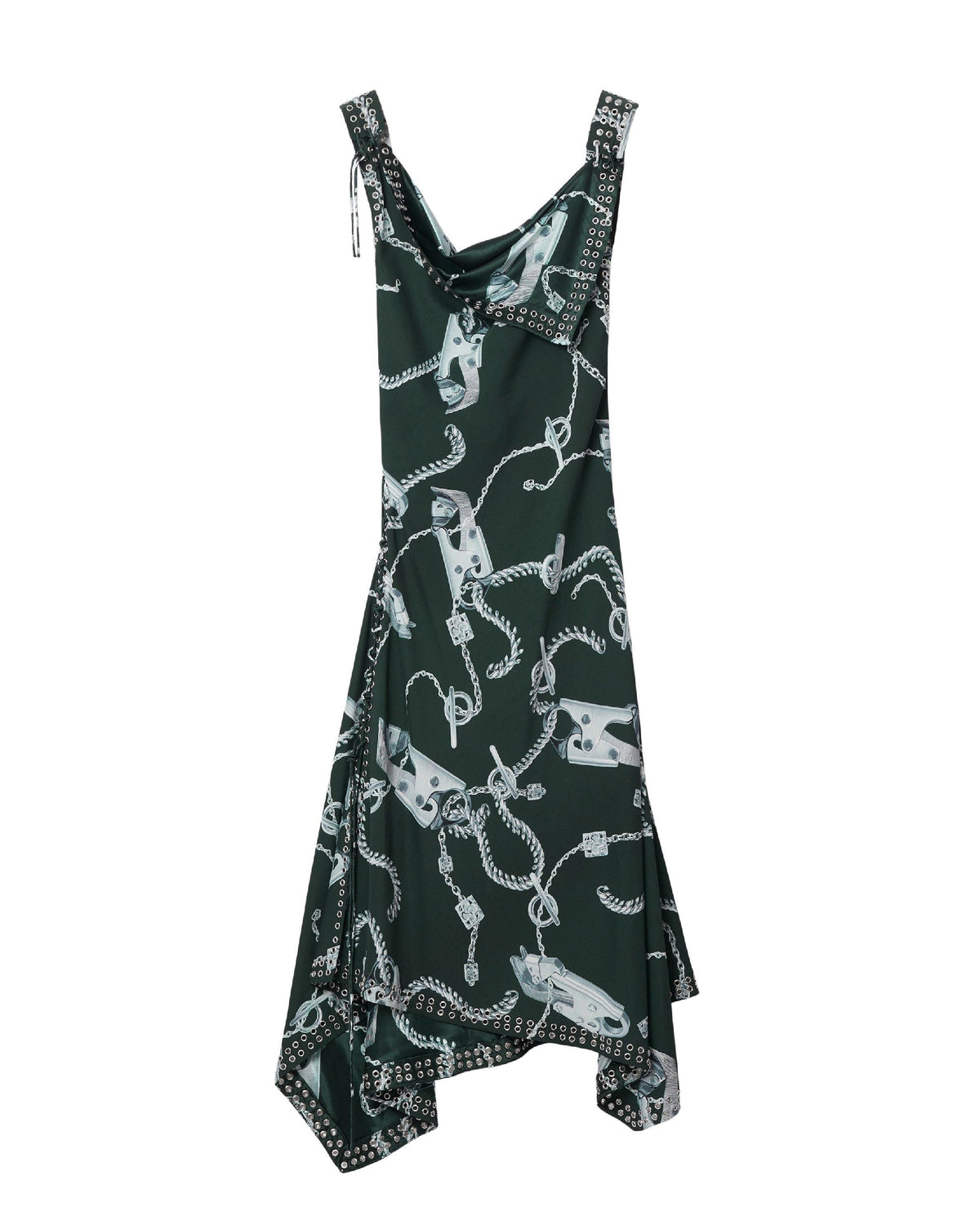 W DRESSES EVENING ARGENT / VERT