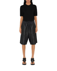 W KNIT ROUNDNECK NOIR