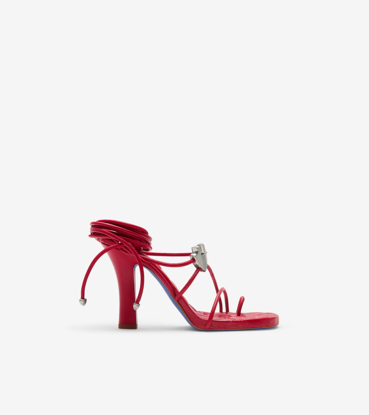 W HEELED SANDAL Écarlate