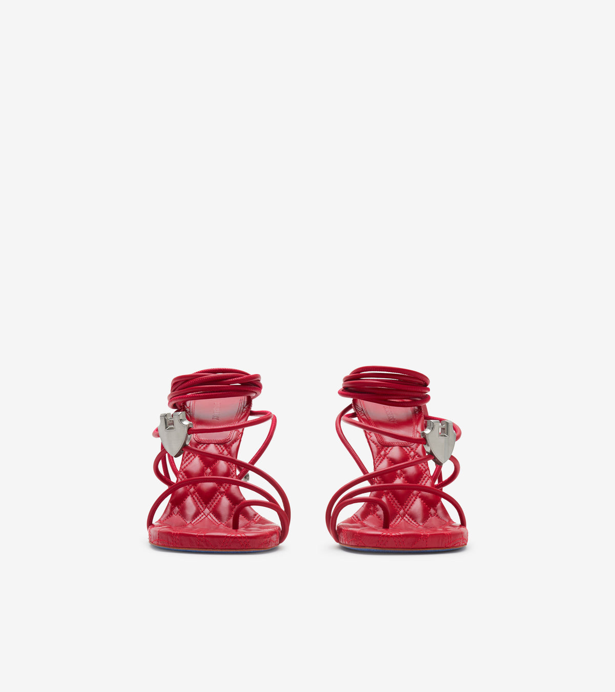 W HEELED SANDAL Écarlate
