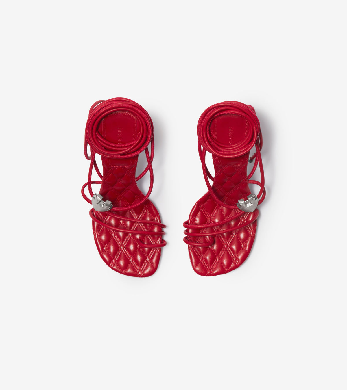 W HEELED SANDAL Écarlate