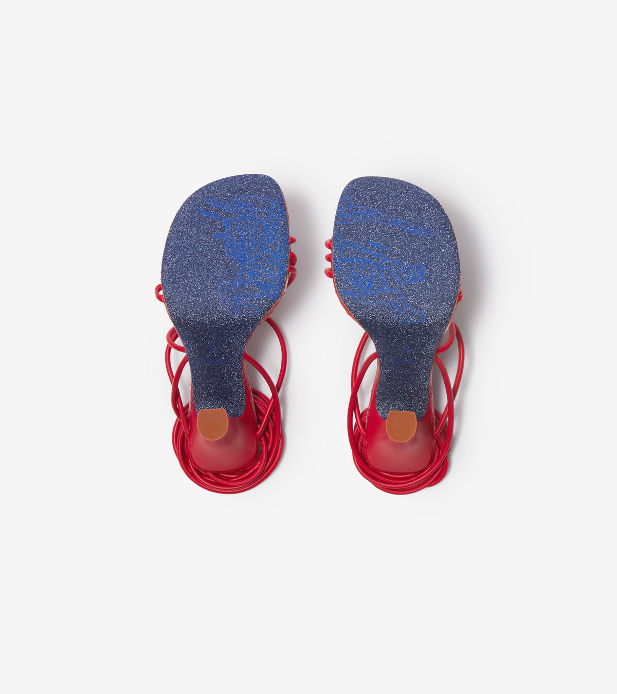 W HEELED SANDAL Écarlate