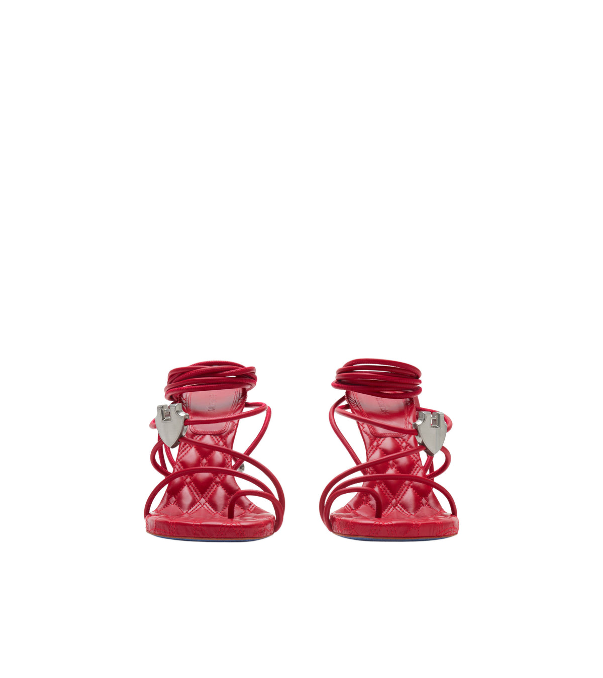 W HEELED SANDAL Écarlate