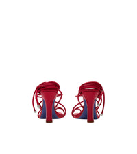 W HEELED SANDAL Écarlate