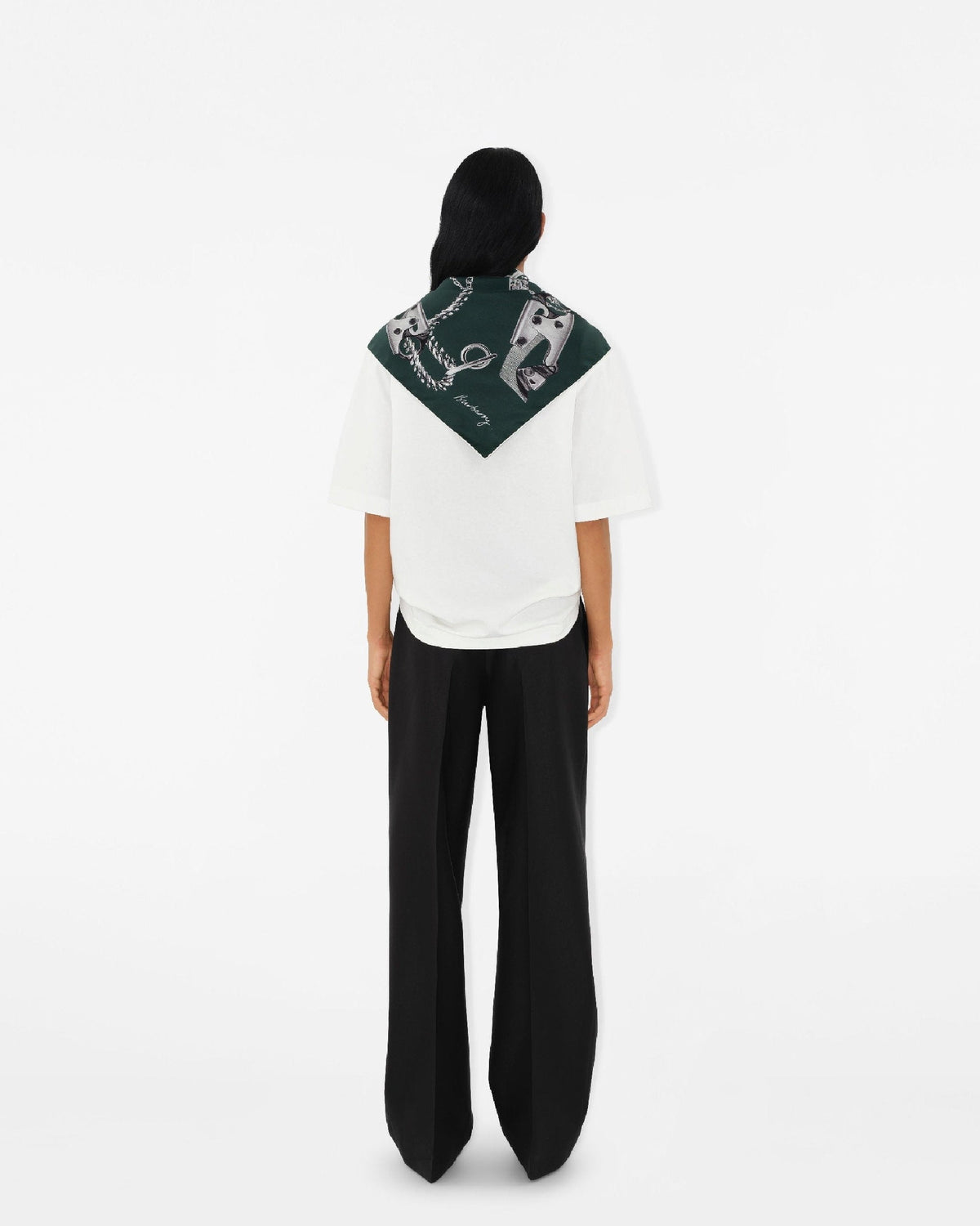 SILK SCARVES VERT FORÊT