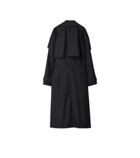 W D BREASTED COAT NOIR