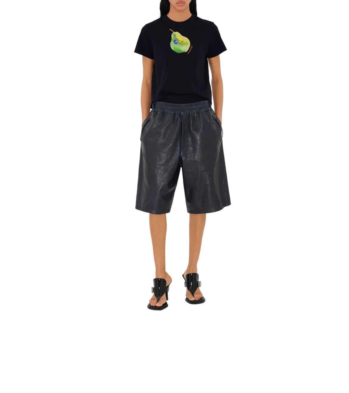W JWEAR T SHIRT NOIR