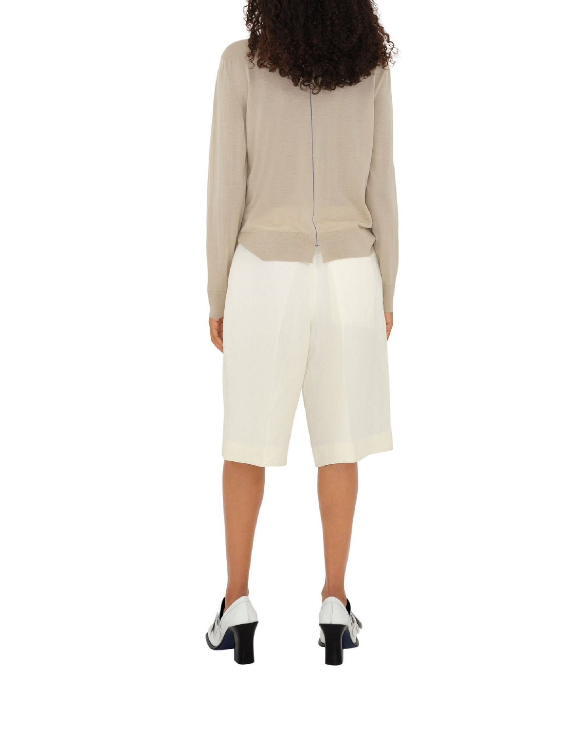 W KNIT CARDIGAN OAT